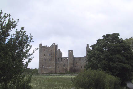 Front approach of Bolton Castle