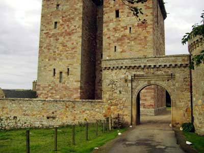 Entrance gate and twin towers