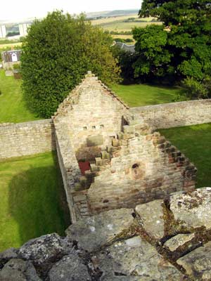 Chapel view from the Tower House