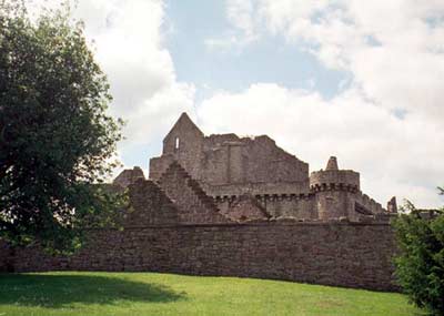 Outside the castle showing outer wall