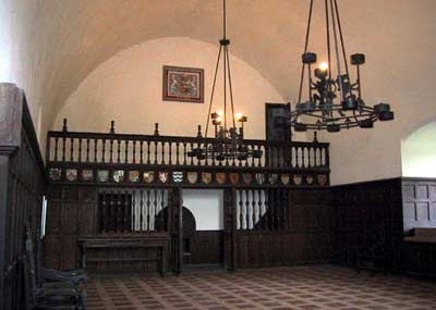 View of the Lord's Hall from the other end of the room