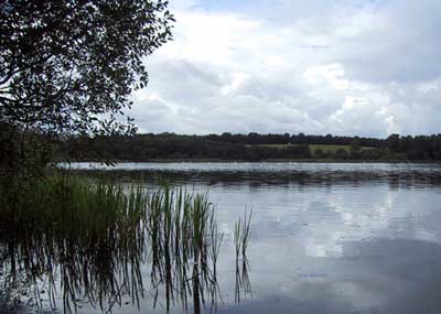 View of the picturesque little loch
